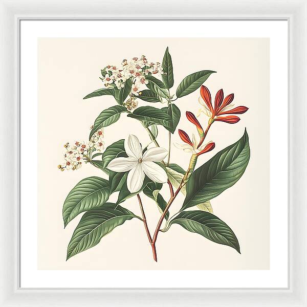 Floral Simplicity - Framed Print