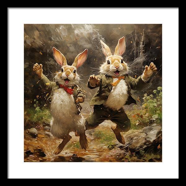Forest Fandango - Framed Print