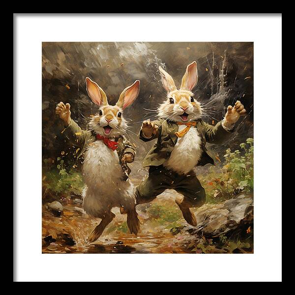 Forest Fandango - Framed Print