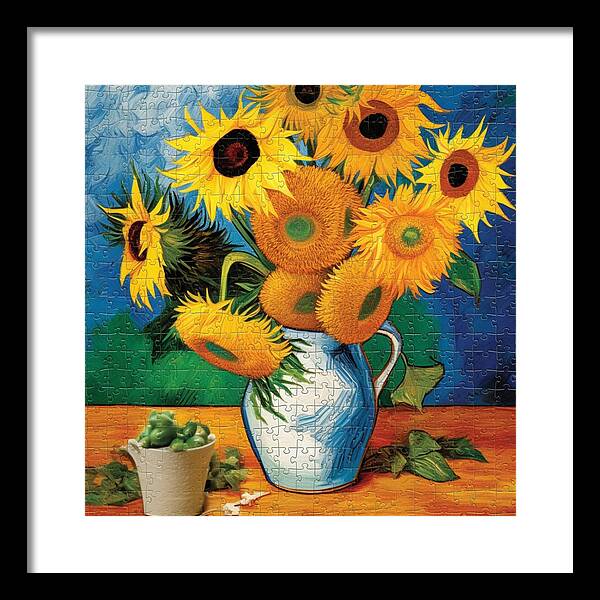 Fragmented Blossom - Framed Print