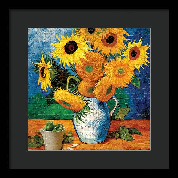 Fragmented Blossom - Framed Print
