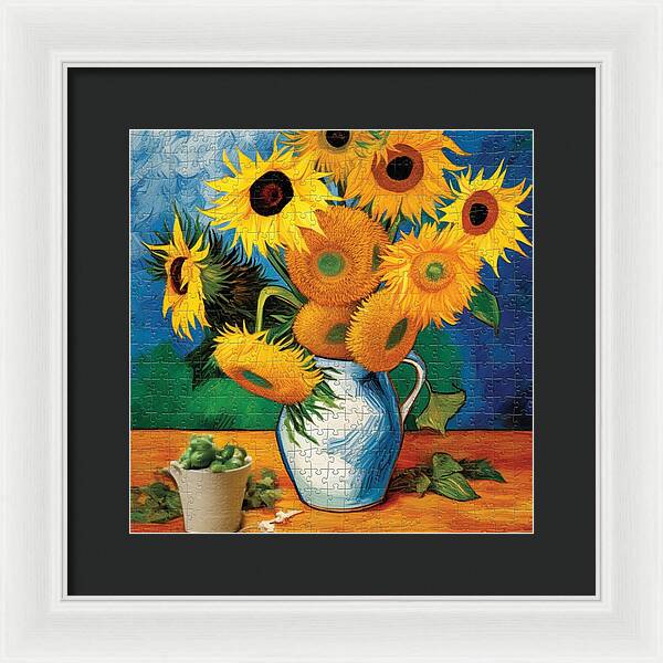 Fragmented Blossom - Framed Print