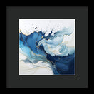 Switch Gilded Azure Swirls - Framed Print 2 image