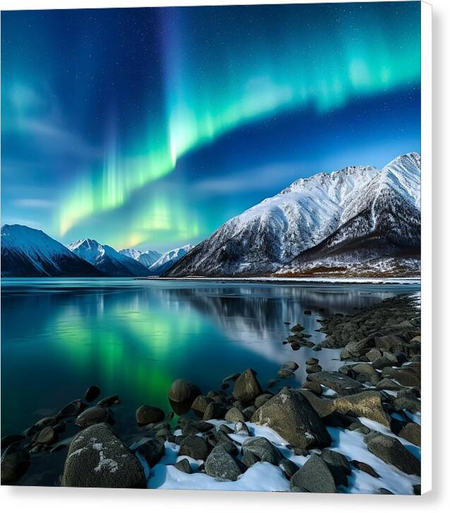 Glacial Glow - Canvas Print