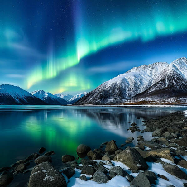 Glacial Glow - Art Print