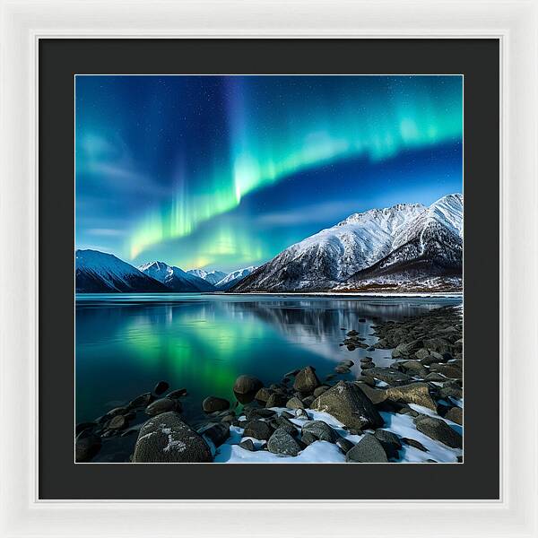 Glacial Glow - Framed Print