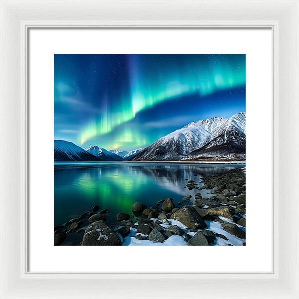 Glacial Glow - Framed Print