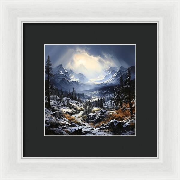 Glacial Passage - Framed Print