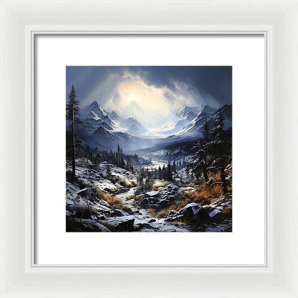 Glacial Passage - Framed Print