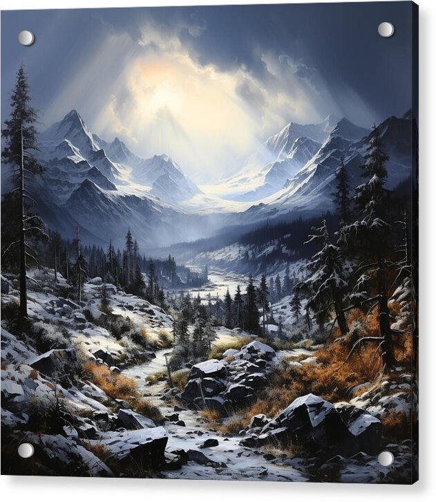 Glacial Passage - Acrylic Print