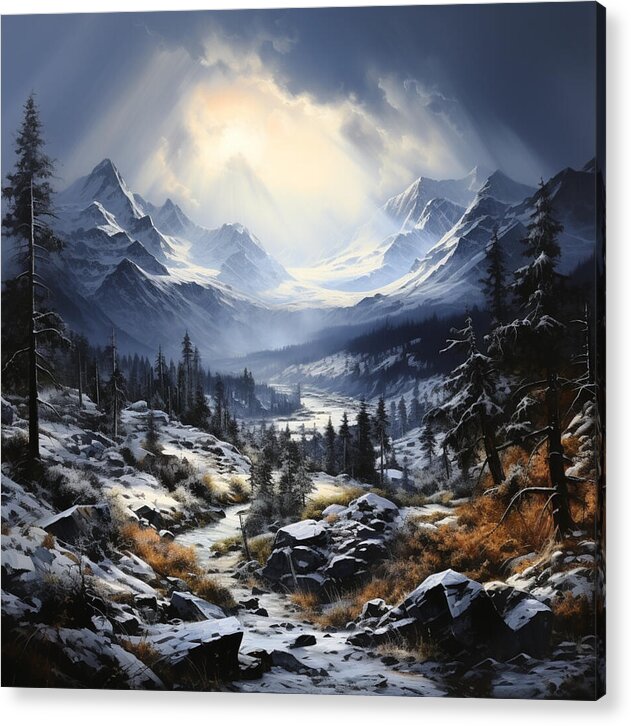 Glacial Passage - Acrylic Print