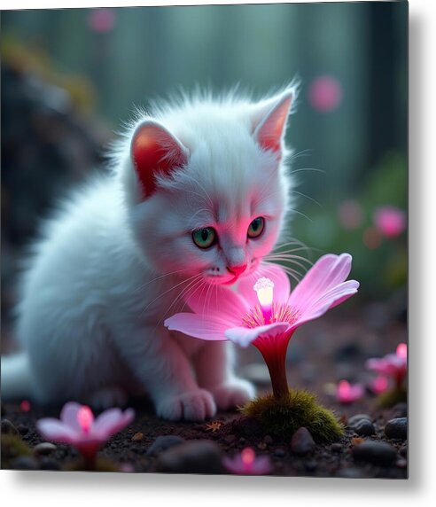Glow of Curiosity - Metal Print