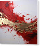 Switch Golden Veil Over Scarlet - Canvas Print 3 image