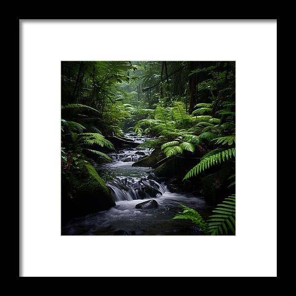 Green Haven - Framed Print