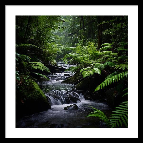 Green Haven - Framed Print