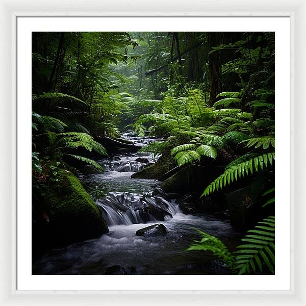 Green Haven - Framed Print