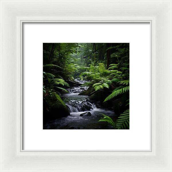 Green Haven - Framed Print