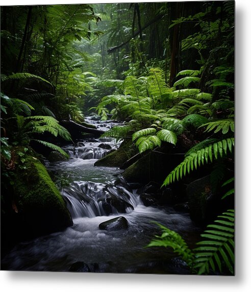 Green Haven - Metal Print