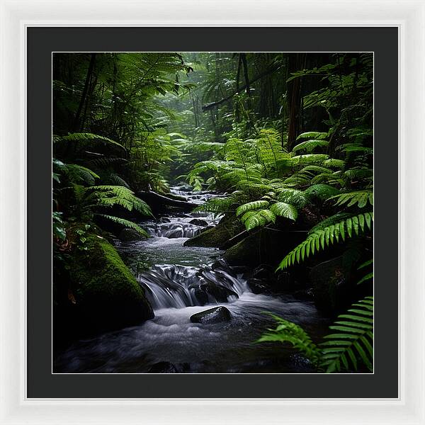 Green Haven - Framed Print