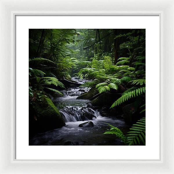 Green Haven - Framed Print