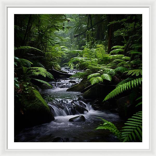 Green Haven - Framed Print