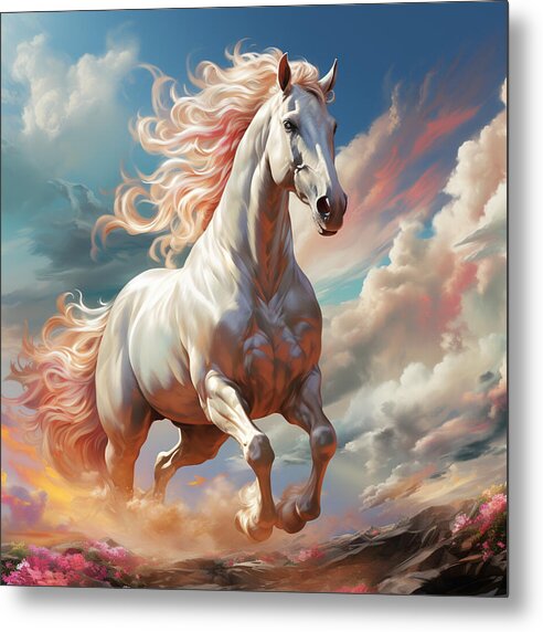 Heavenly Hooves - Metal Print