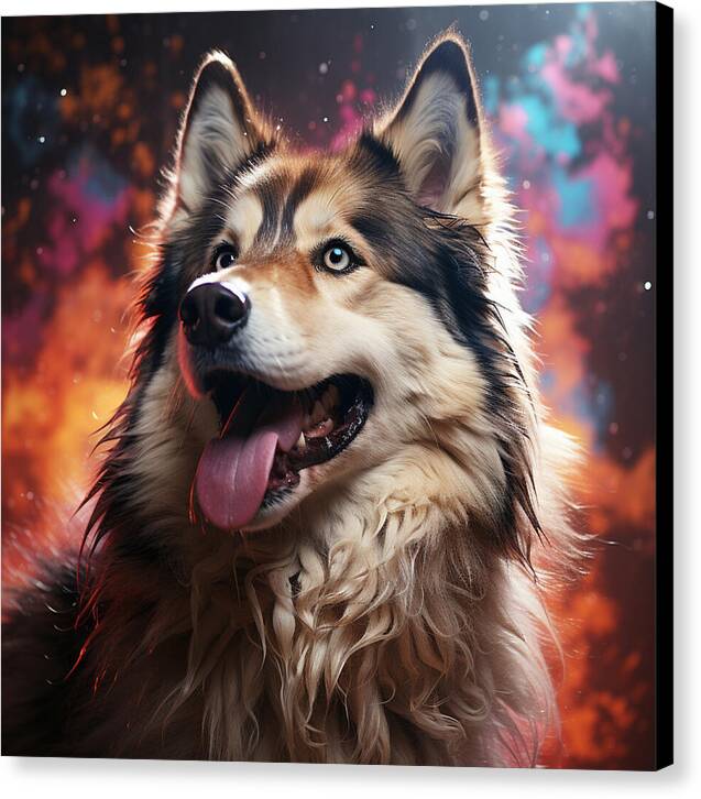 Husky Dreamscape - Canvas Print