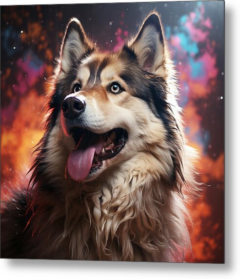 Husky Dreamscape - Metal Print