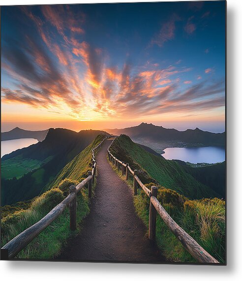 Journey of Light - Metal Print