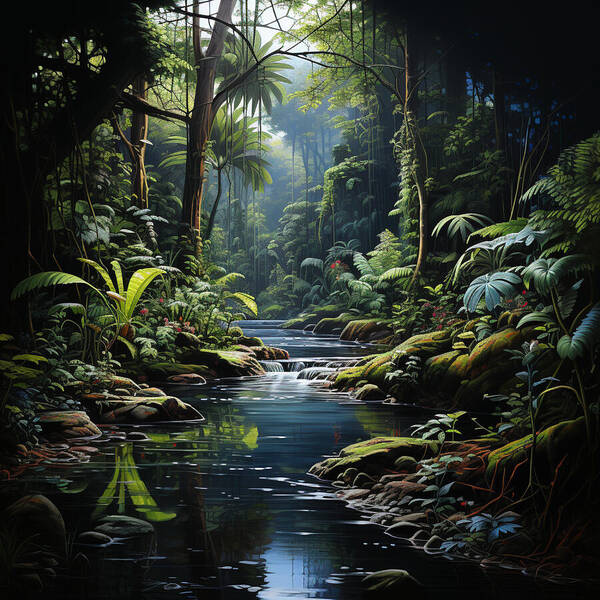 Jungle Flow - Art Print
