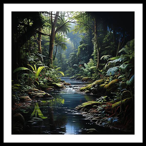 Jungle Flow - Framed Print