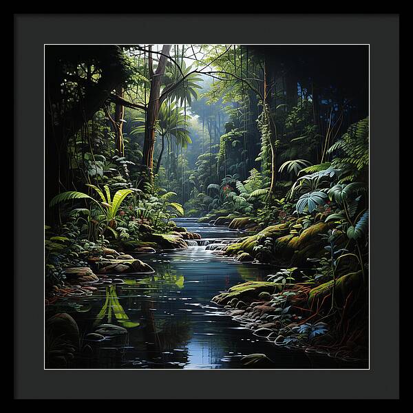 Jungle Flow - Framed Print