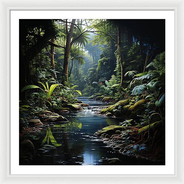 Jungle Flow - Framed Print