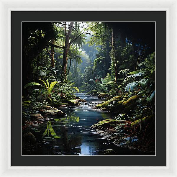 Jungle Flow - Framed Print