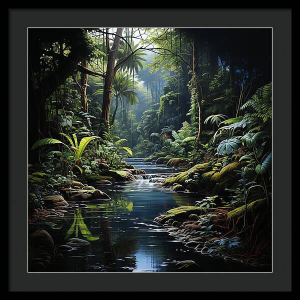 Jungle Flow - Framed Print