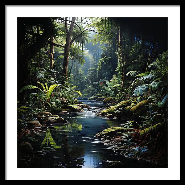 Jungle Flow - Framed Print