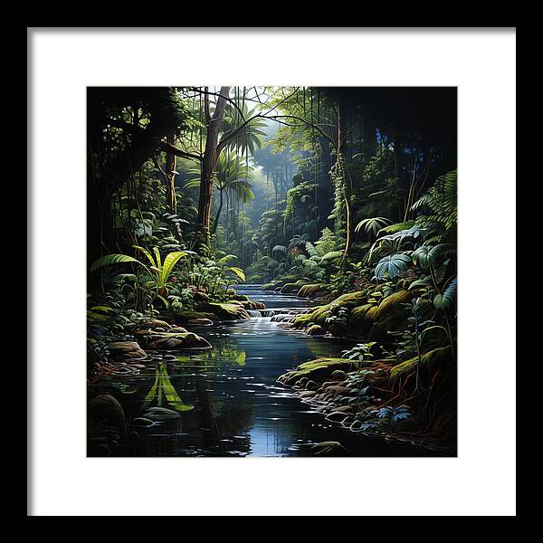 Jungle Flow - Framed Print