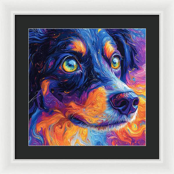 K9 Kaleidoscope - Framed Print