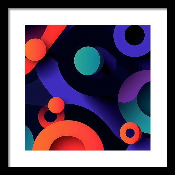 Kinetic Fusion - Framed Print