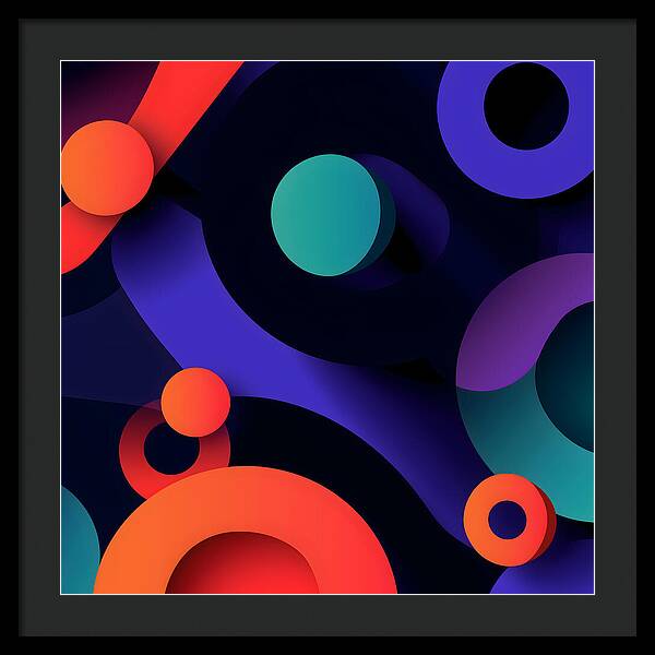 Kinetic Fusion - Framed Print