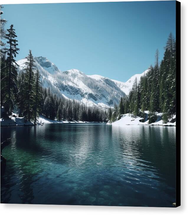 Lakeside Splendor - Canvas Print