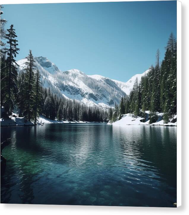 Lakeside Splendor - Canvas Print