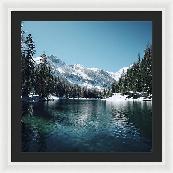 Lakeside Splendor - Framed Print