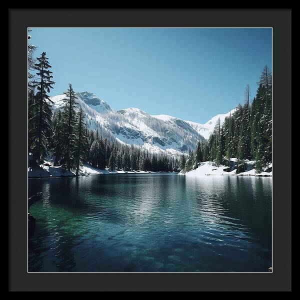 Lakeside Splendor - Framed Print