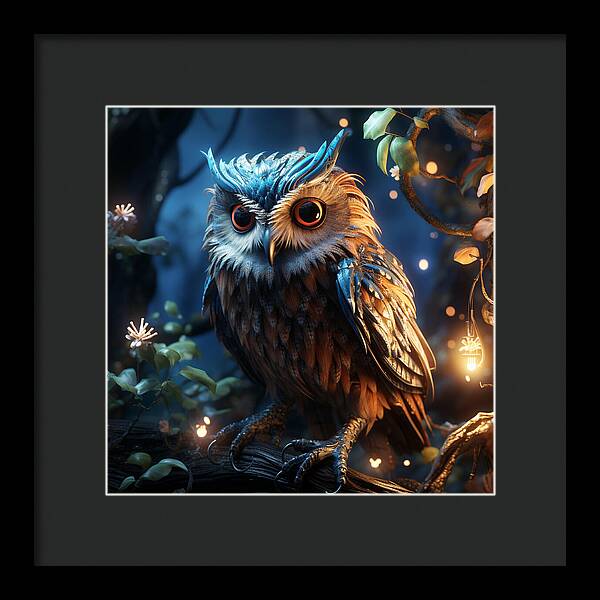 Luminescent Guardian - Framed Print