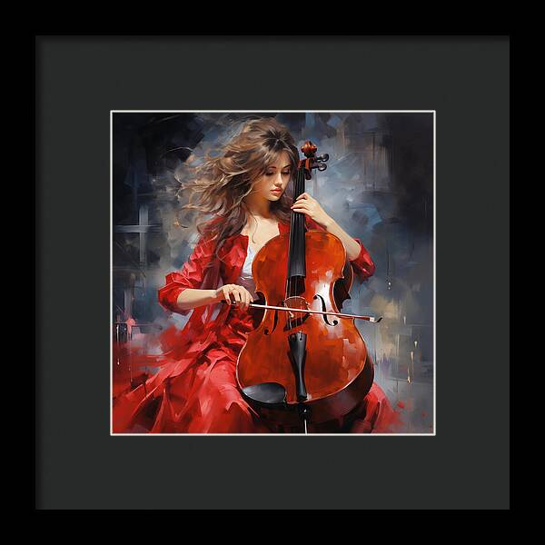 Melodic Passion - Framed Print