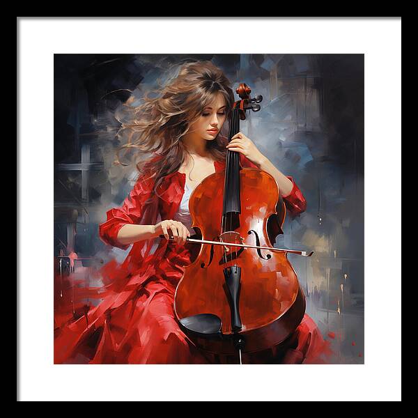 Melodic Passion - Framed Print