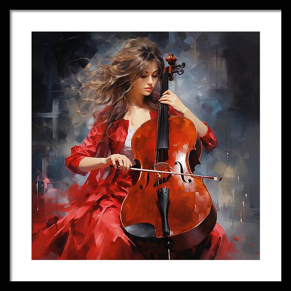 Melodic Passion - Framed Print