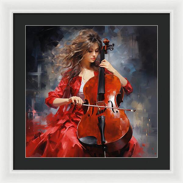 Melodic Passion - Framed Print