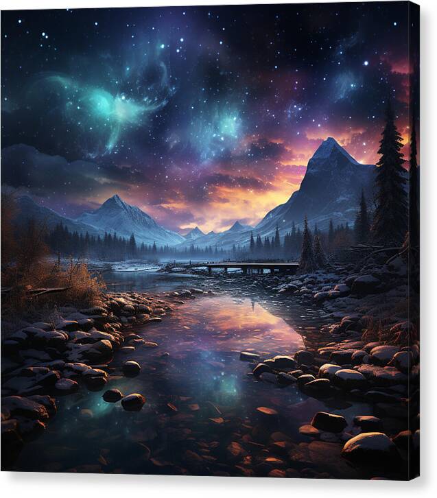 Midnight Mirage - Canvas Print
